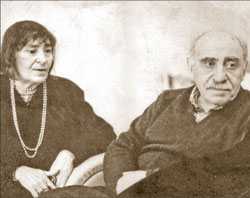 Инна Лиснянская и Семён Липкин;  Из семейного архива