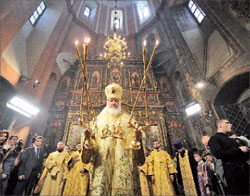 Торжественное богослужение в честь 450-летия Покровского собора; РИА «Новости»